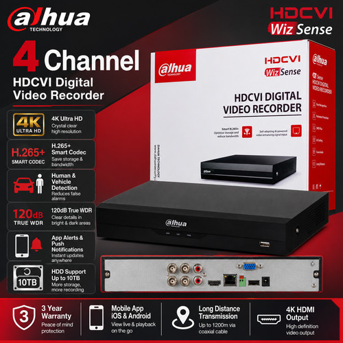 Dahua channel 8mp - dahua, hybrid