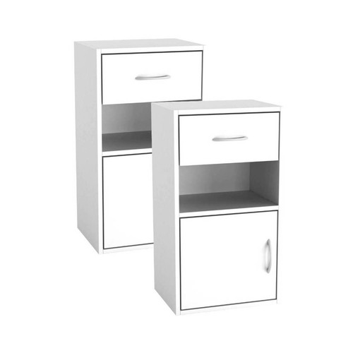 Wooden bedside table - bedside,