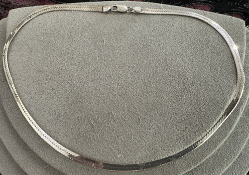 Sterling silver herringbone - sterling,