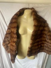 Vintage real brown stripy