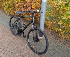 Carrera crossfire 2 Hybrid bike 21 inch frame black