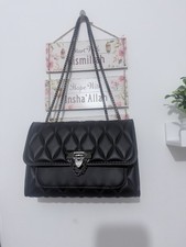 Vintage Black Leather Bucket