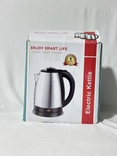NEW 1.8L Stainless Steel Electric Kettle 1500W Cordless 360 Degree Base UK Plug