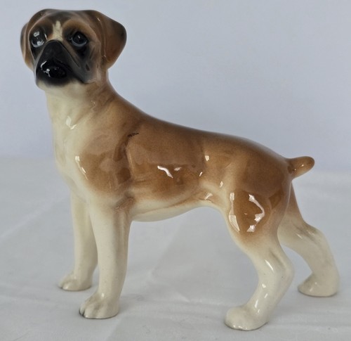 Vintage boxer dog ceramic - vintage,