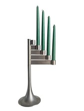 Vintage Habitat Modernist Barbarella Rotating 5 Arm Candle Holder Steel 70's MCM