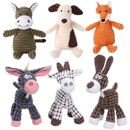 Squeaky plush dog toy - squeaky,