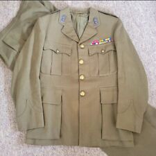 WW1 WW2 NAMED COLONEL BRITISH ARMY OFFICER UNIFORM JACKET & TROUSERS RE WWII RAF