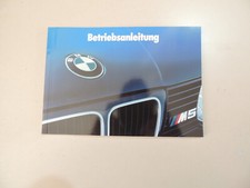 Owners Manual BMW M5 M5