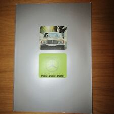 MERCEDES-BENZ W116 350SE 450SE 450SEL 350 450 SE SEL UK Market Brochure 1977