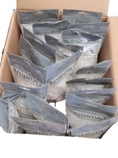 Essentials Plastic Fold Over Screw Cup & Cover Caps screw,Size:5-6mm,Large White