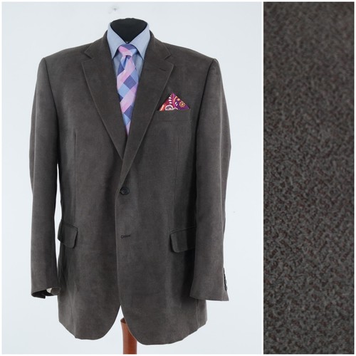 Mens herringbone blazer 48l - herringbone,