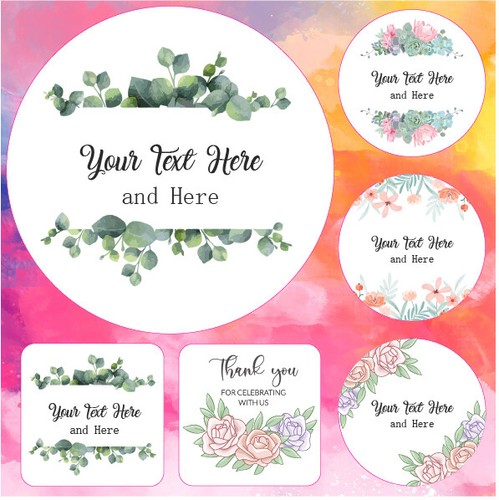 Personalised stickers modern - personalised,