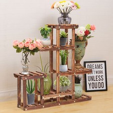 Pine Wood Plant Stand Indoor