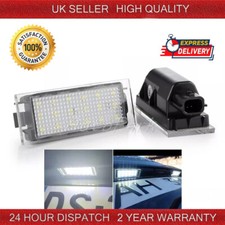 2x For Renault LED Licence
