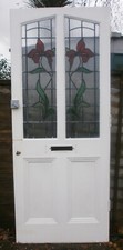 Stained glass front door 84  x