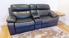 Electric Reclining Chairs Navy Blue Colour used