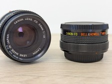 Canon 50mm f/1.8 FD Prime Lens