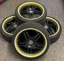 Set of 4 x 19 inch alloy wheels with tyres