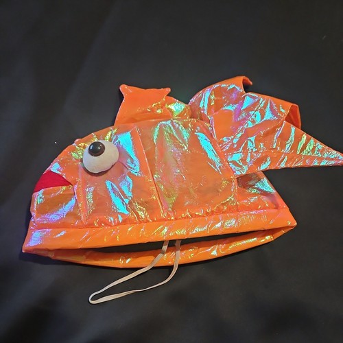 Novelty orange goldfish fish - orange,