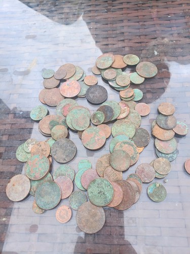 Mixed old coins - old, joblot