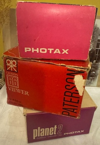 Three vintage slide - vintage, viewers