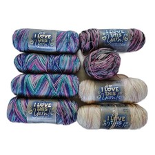 I Love This Yarn Lot 8 Skeins