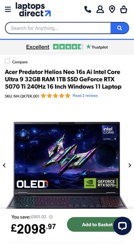 Acer predator helios neo - helios,