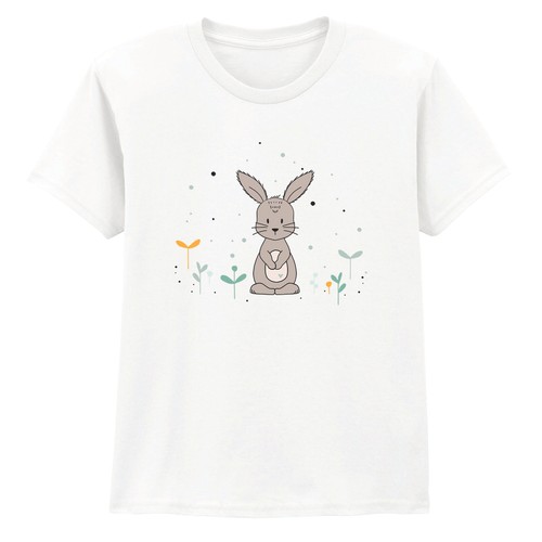 Cute rabbit kids - cute, t-shirt