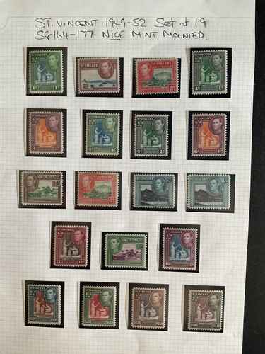 Vincent 1949 set of 19 - st, 1949-52