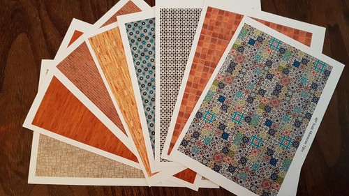 Bricks wooden floor tiles - bricks,