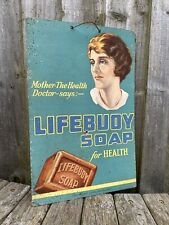 Lifebuoy Soap advertising Showcard 