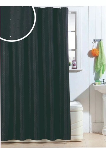 Luxury black glitter diamante - black,