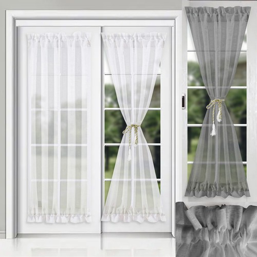 French door curtain panel - french,