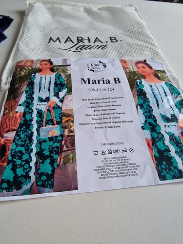Unstitched maria luxury lawn - maria.b,
