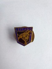 FATTORINI  & SONS VINTAGE LEYLAND LOGO - LORRY BUS ENAMELLED BADGE - FATTORINI