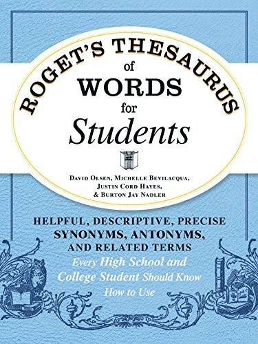 Roget thesaurus words for - thesaurus,