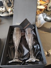 Pair Thomas Webb Crystal