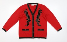 Grazia Women's Red Cardigan