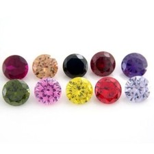 6mm Round Cut Faceted Loose