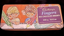 Cadbury’s Vintage Chocolate fingers Tin Rare Collectors 