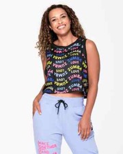 Zumba Love Mesh Crop Tank -