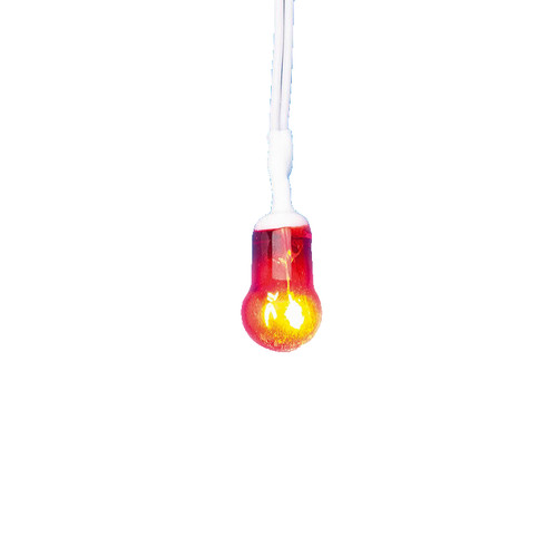 Dolls house orange globe - dolls, bulb
