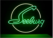 19"x15"Seeburg Jukebox Neon Sign Light Music Studio Wall Hanging Real Glass Tube