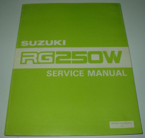 Werkstatthandbuch suzuki - suzuki, rg