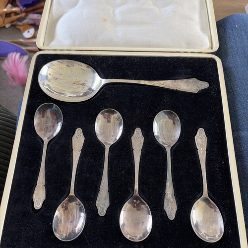 Set vintage spoons with a - set,
