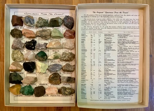 Mineral specimen collection - 35,