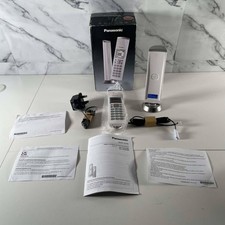 Panasonic KX-TGK220E Cordless Phone Landline White Handset Base Cable