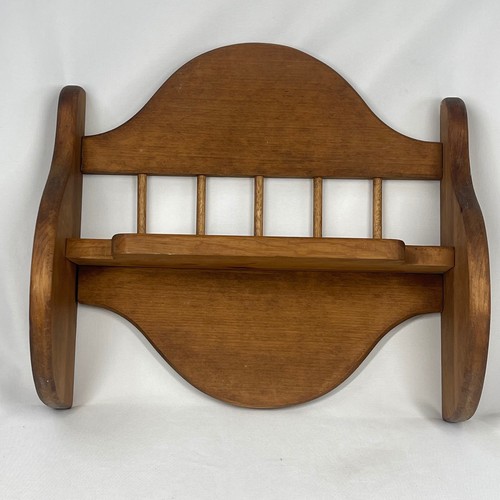 Vintage wood wall shelf - vintage,