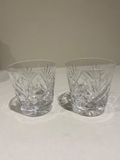 Crystal tumbler glasses - tumbler,