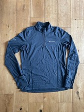 Men’s Montane 14 Zip Medium Light Blue VGC